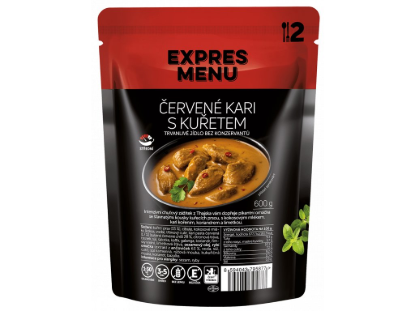 Obrázok z Expres Menu - Červené karí s kuracím mäsom 600g