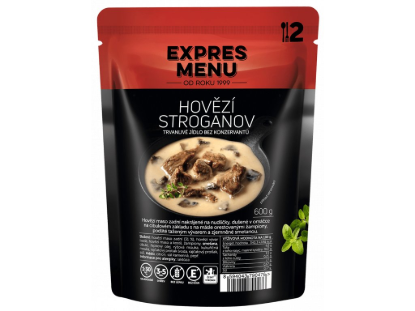 Obrázok z Expres Menu Hovädzí Stroganov 600g