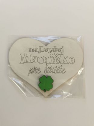 Obrázok z Magnetka srdiečko - najlepšej mamičke