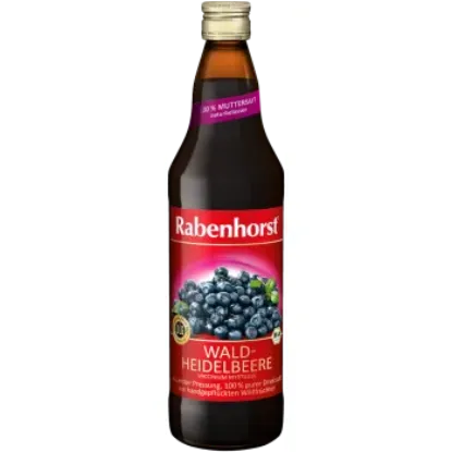 Obrázok z BIO Čučoriedková šťava - Rabenhorst 750ml